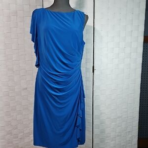 American Living Asymmetrical Blue Dress